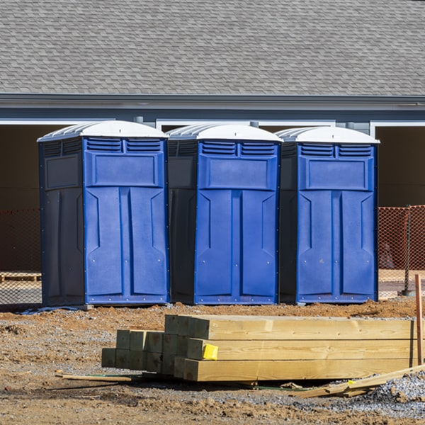 do you offer hand sanitizer dispensers inside the porta potties in Frederic MI